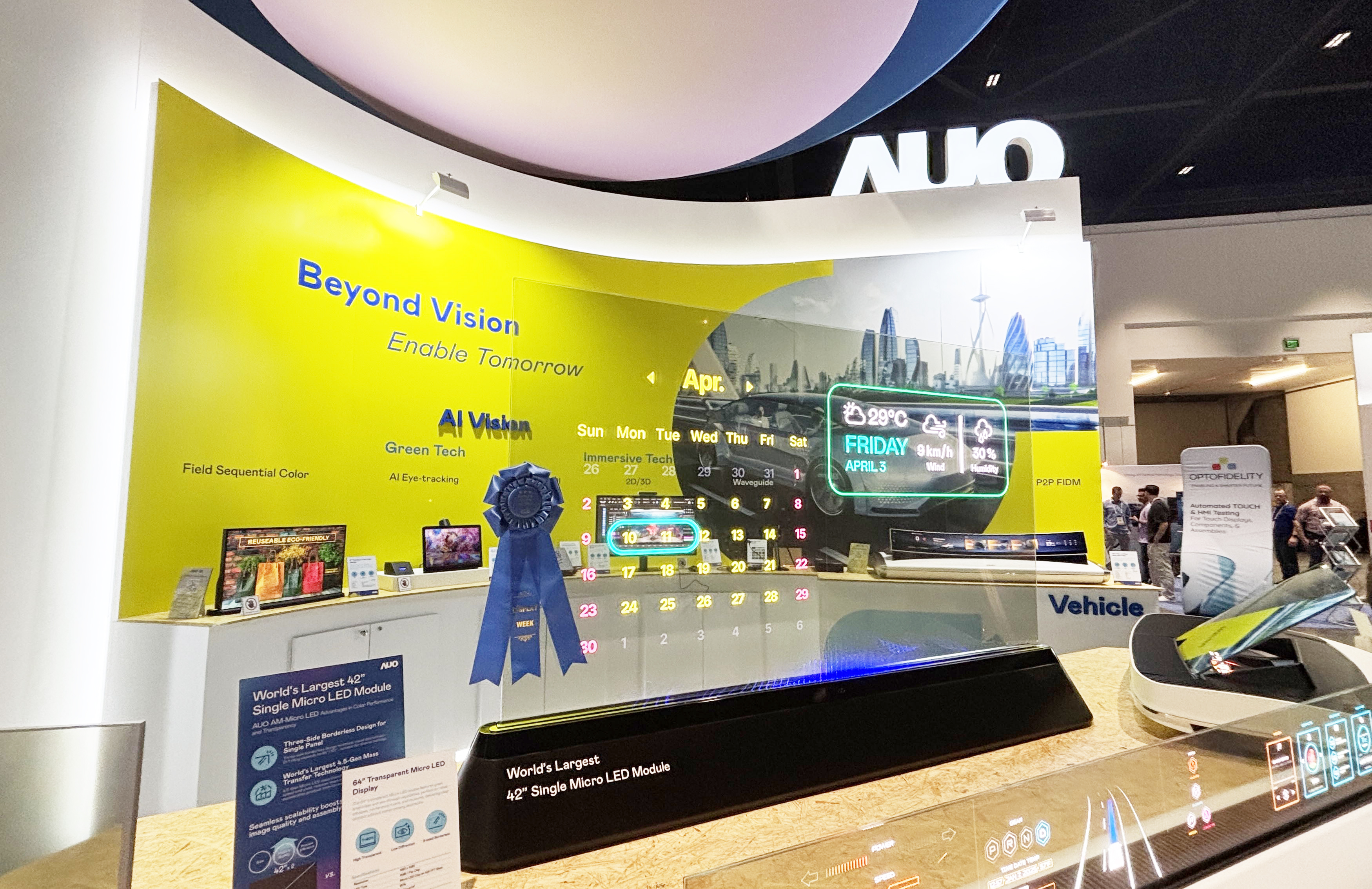 й64͸Micro LEDʾMicro LEDӦý͸͸ԣͬʱ߱1,000 nitsĸ֣͸ϸ޷ƴ죬ӦڶԪչֳMicro LEDʾʱյǱ